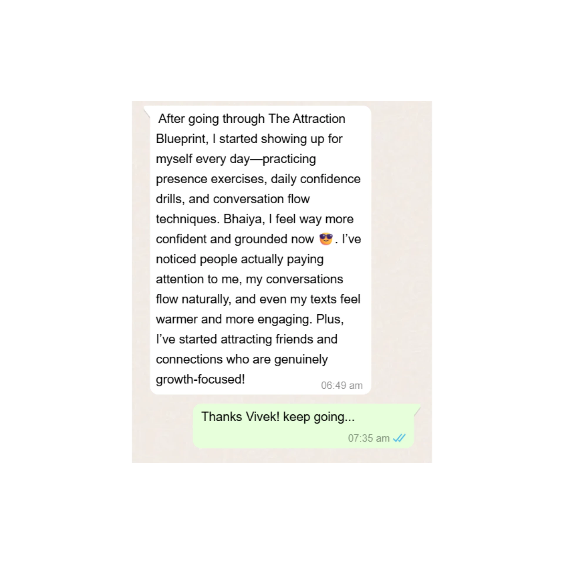 Social Flow Review Screenshot